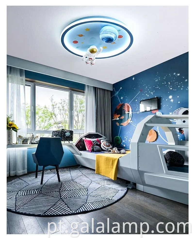 Quarto do quarto das crianças LEITO LEITO DE TETO LEITO SONHEY ASTRONAT PLANETA ASSTRONAUT